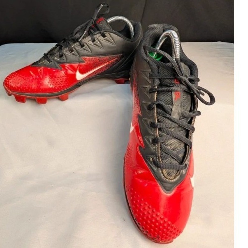 Nike Vapor Ultrafly Keystone Men Size 8 Black Red Baseball Cleats 852688-016